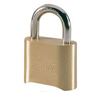 Master Lock Cadenas à combinaison - finition laiton 51 mm - anse acier 25 mm