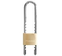 Master Lock - Cadenas 1950EURD - Laiton 50 mm - Anse réglable 70-155 mm - Laiton/Argent