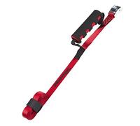 Master Lock 3123EURDAT Sangle avec Boucle et Poignée de Portage, Rouge, 2,50m x 25mm Sangle