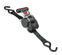 Master Lock Sangle rétractable à cliquet avec crochets 3248EURDAT – 3 m x 25 mm – Noir