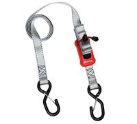 Master Lock Sangle d'arrimage 3313EURDAT, crochets et boucle autobloquante, gris, 2,50 m x 25 mm
