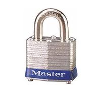 Master Lock 3BLU N ° 3 de sécurité verrouillage Cadenas, corps en acier, Bleu Bumper