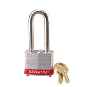 Master Lock 3lhred Sécurité verrouillage Cadenas ifférente - 1-9/40,6 cm avec boîtier de 5,1 cm de longueur à anse, Rouge Bumper