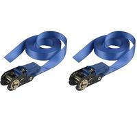 Master Lock 4365EURDAT Sangle à Cliquet Certifiée, Bleu, 5m x 25mm Sangle (Lot de 2)