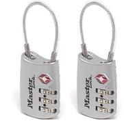 Master Lock 4688EURD Cadenas à Combinaison TSA, Couleur Aléatoire, 8,2 x 3 x 1,4 cm (Lot de 2)