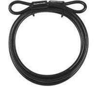 Master Lock Câble à boucle 49EURD Acier tressé 3 m x 10 mm Noir