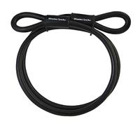 Master Lock 49EURD Câble à Boucle en Acier tressé 3 m x 10 mm Noir