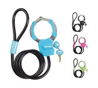 Master Lock 4x Master Lock Street Cuff + Cable Cols 8mm x 1m Key