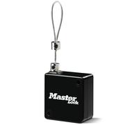 Master Lock 5490EURD Câble rétractable pour ranger les clés dans les boîtes à clés, Jusqu'à 91 cm de long