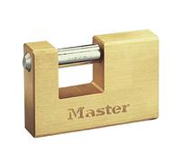 Master Lock - Cadenas à clé 607EURD - Laiton massif 76 mm, anse Ø11 x H14 mm, 5 goupilles