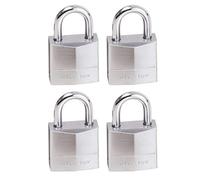 MASTER LOCK Lot de 4 cadenas laiton - 20mm - haute sécurité