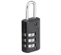 Master Lock Cadenas à combinaison 646EURD corps en zinc Noir 6,3 x 2 x 1 cm