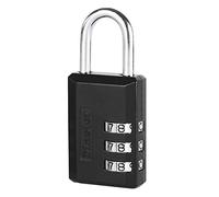 Master Lock 647EURD Cadenas à Combinaison avec Corp en Zinc, Noir, 7,4 x 3 x 1,2 cm
