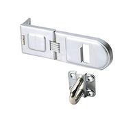 Master Lock 721EURD Porte Cadenas en Acier cémenté avec Charnière Argent 20 x 6 cm