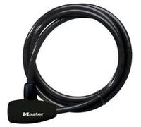 Master lock 8154eurd câble à boucles en acier tressé noir 1.80 m niveau de securite 5 10 Noir G