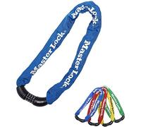 Master Lock 8392EURDPROCOL Lucchetto per Bicicletta, per Proteggere Bicicletta Bici Elettrica Bici da Corsa, Catena 90 cm, Acciaio Temprato, Giallo