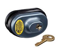 Master Lock Cadenas à clé en acier et zinc pour révolver