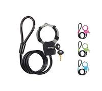 Master Lock Antivol menottes 1 m x 8 mm Bleu/Rose/Vert/Noir