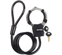 Master Lock – Câble antivol à clé avec menotte 1 m – Pour vélos, trottinettes, poussettes