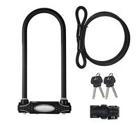 Master Lock Antivol en U 8285EURDPRO – Noir – Fermeture à clé