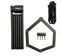 Master Lock Antivol Vélo Pliable à Clefs en Acier Trempré, 4 clés, Support de transport inclus, 84 cm