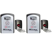 Master Lock Boite a Clef Extra Large, Fixation Murale, Extérieur, 14.6 x 10.6 x 5.3 cm (Lot de 2)