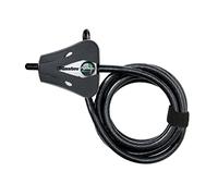 Master Lock Python Câble Antivol Compact Noir Revêtement Vinyle Noir