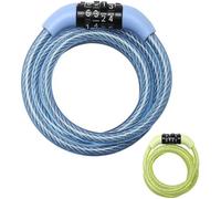 MASTER LOCK Cable Antivol Vélo [1,2 m Câble] [Combinaison] [Extérieur] [Couleur Aléatoire] 8143EURDPROCOL