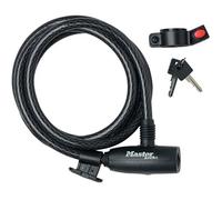 Master Lock Cable Antivol Vélo [1.8 M Câble] [Clé] [Extérieur] [Support Fixation Vélo] 8232eurdpro