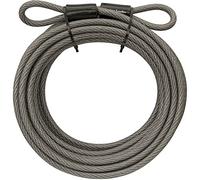 Master Lock Câble de verrouillage de vélo en acier, 9 m de long x 0,9 cm de diamètre, avec extrémités bouclées, 70DCC