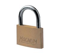 Master Lock CAD30 Cadenas Magnum en Laiton Massif et à Clé, Doré, 4,3 x 3 x 0,8 cm