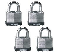 Master Lock Cadenas 1803Q en acier laminé, lot de 4, clés identiques