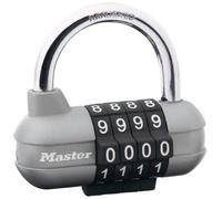 MASTER LOCK Cadenas a combinaison programmable 64mm - Pour vestiaire de sport. casier d'ecole