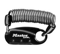 Master Lock Cadenas mousqueton antivol 60 mm Noir