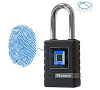 Master Lock Cadenas biométrique à combinaison en acier 56 mm résistant aux intempéries