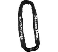 Master Lock Chaîne Antivol Vélo [Combinaison] [90 cm Chaîne] 8392EURDPRO - Idéal pour les Vélos, Vélos Electriques, VTT et autres Noir