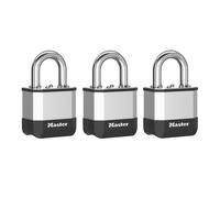 Master Lock Cadenas Laminé Elite 45mm Bride 25mm Lot De 3 MLKPK1TRI