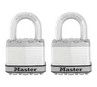 MASTER LOCK Cadenas Très Haute Sécurité [A Clé] [Acier Laminé] [Extérieur] M5EURD - Idéal pour les remises, les garages, les clôtures et les portails