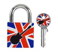 Master Lock Cadenas vestiaire Motif Guitare Bleu 30 mm