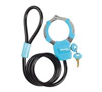 Master Lock Cble Antivol Ã€ Clé Avec Menotte [1m] 8275EURDPROBLU - Idéal Pour Vélos, Trottinettes, Poussettes Et Matériels Sportifs Bleu