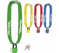 Master Lock Chaîne antivol vélo 8390EURDPROCOL avec cadenas à clé 90 cm couleur aléatoire