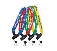 MASTER LOCK Chaîne Antivol Vélo [Clé] [90 cm Chaîne] [Rouge] [Couleur Aléatoire] 8391EURDPROCOL - Idéal pour les Vélos, Vélos Electriques, VTT et autres