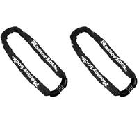 Master Lock Chaîne Antivol Vélo [Combinaison] [90 cm Chaîne] 8392EURDPRO - Idéal pour les Vélos, Vélos Electriques, VTT et autres Noir (Lot de 2)
