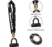 Master Lock Chaîne avec serrure Mini U Acier 90 cm x 10 mm 8234EURDPRO