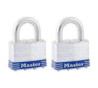 MASTER LOCK CO - 2-Pack 2-Inch Laminated Keyed-Alike Steel Padlock