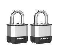 Master Lock Elite Cadenas Laminé 45mm Anse 25mm Lot De 2 MLKPK1T
