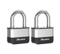 Master Lock Elite Laminé 67mm Cadenas 38mm Manille Paquet De 2 MLKPK15TLF