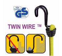 Master Lock Ensemble de 6 cordes élastiques Twin Wire 3040EURDAT