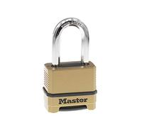 Master Lock M175XDLF Serrure à combinaison d'extérieur robuste, finition laiton, manille de 3,8 cm