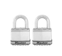 Master Lock M5 x Tccsen Magnum Lot de 2 cadenas laminé 5,1 cm quantité 6